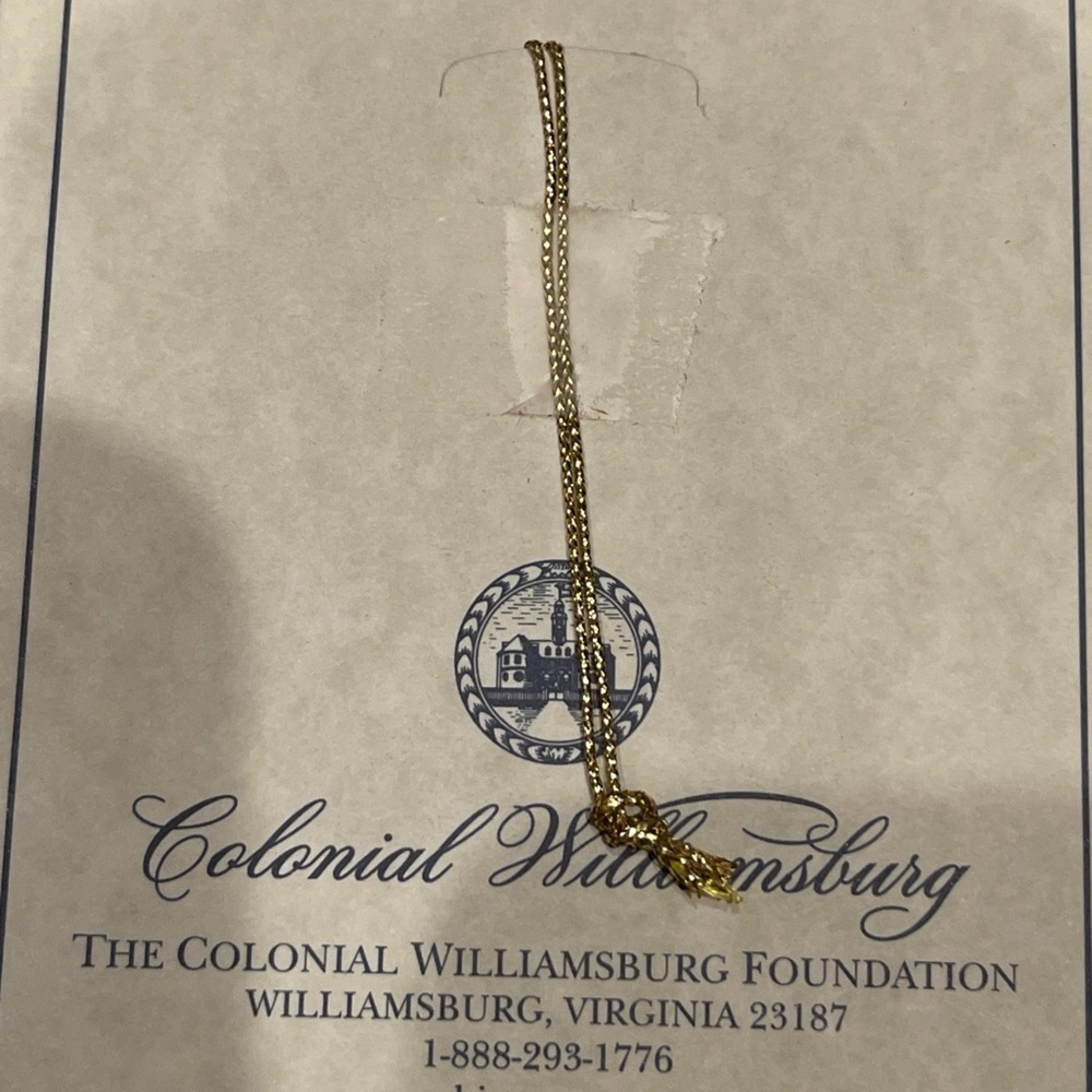 Colonial Williamsburg Foundation Brass 2015 Christmas Robertson's Windmill - Picture 3 of 4